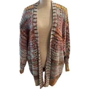 Vici Multicolor Knit Cardigan